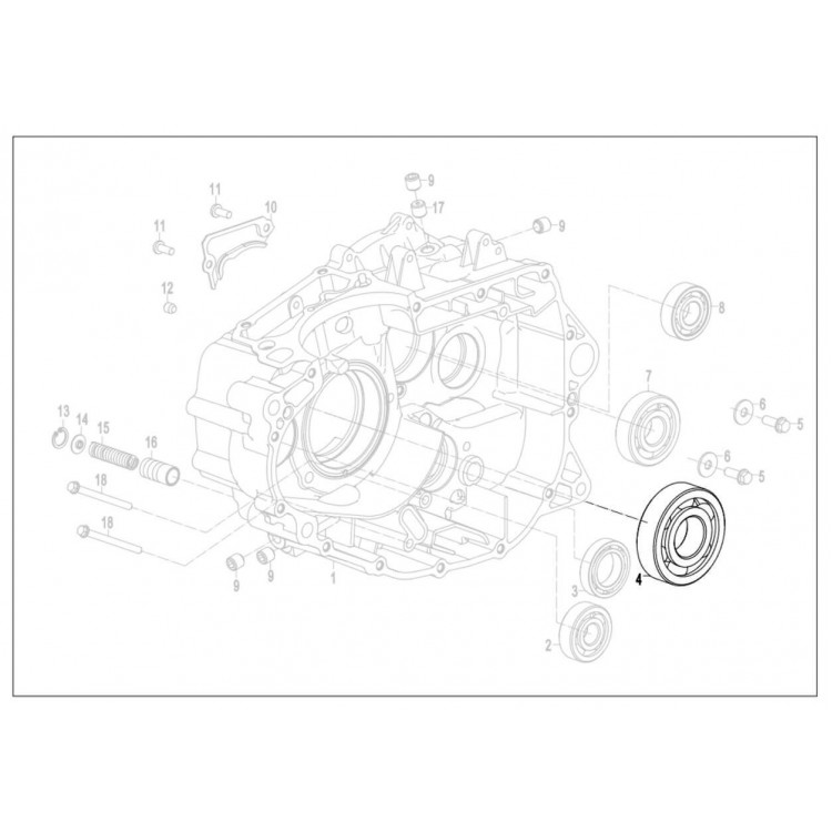 CFMOTO 250NK Rulman 6306 (30X72X19)