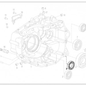 CFMOTO 250NK Rulman B CFMOTO 250NK Rulman B