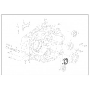 CFMOTO 250NK Rulman B CFMOTO 250NK Rulman B