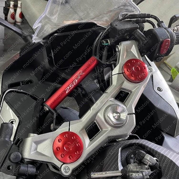 CFMOTO 250SR E5+ Telefon Tutucu Bar Demiri Gümüş