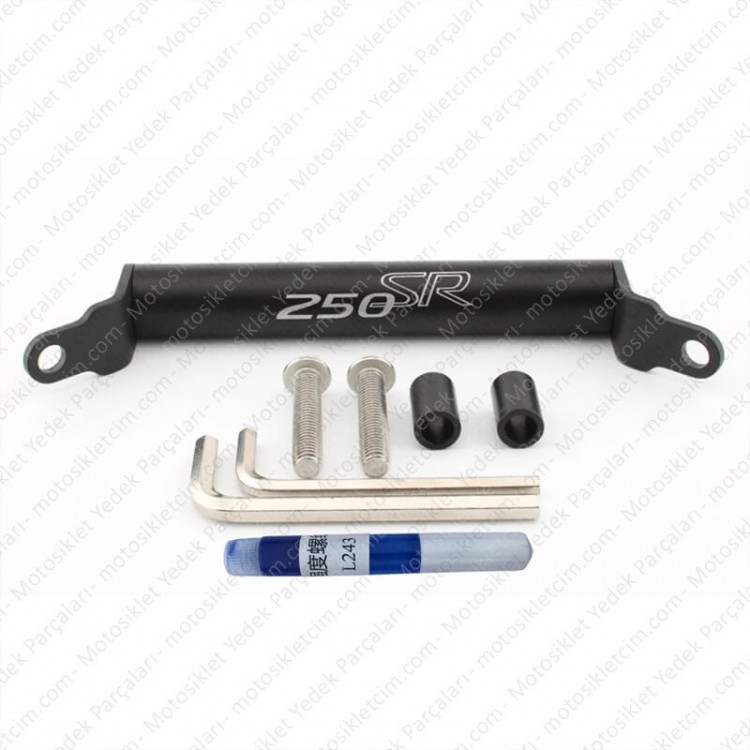 CFMOTO 250SR E5+ Telefon Tutucu Bar Demiri Siyah