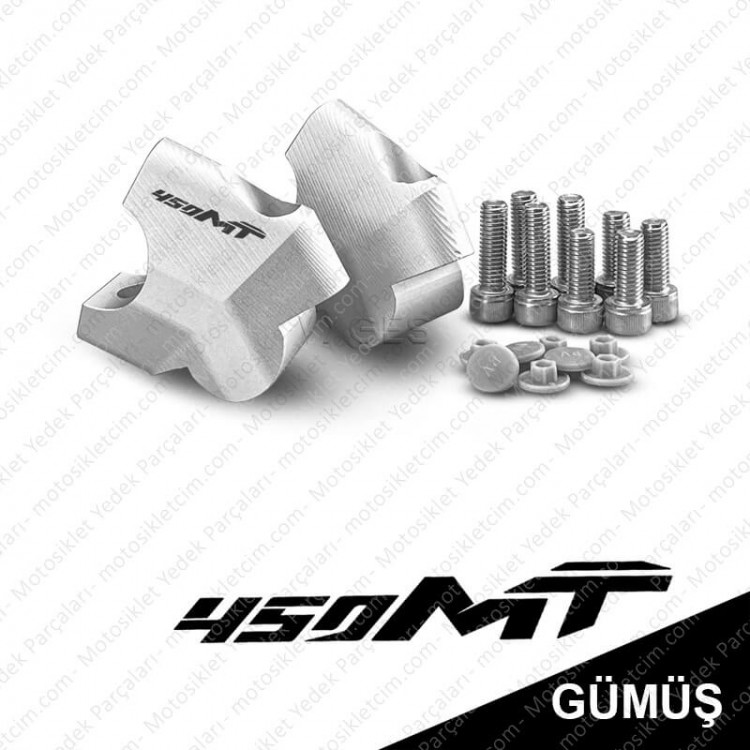 CFMOTO 450MT Gidon Yükseltme Gümüş CFMOTO 450MT Gidon Yükseltme Gümüş
