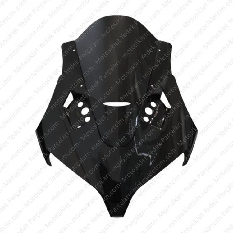 CFMOTO 450SR Ön Spor Camlı Grenaj Parlak Siyah Grenaj Siyah Cam CFMOTO 450SR Ön Spor Camlı Grenaj Parlak Siyah Grenaj Siyah Cam