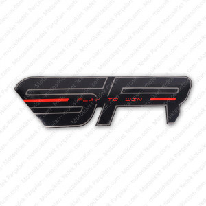 CFMOTO 450SR Etiket Ön Panel Sol SR Play To Win Kırmızı