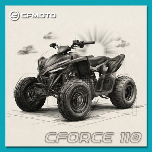 CFMOTO CFORCE 110 Sele Altı Yan Karenaj Sağ (Mavi)